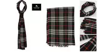 burberry foulard et echarpes grille noir